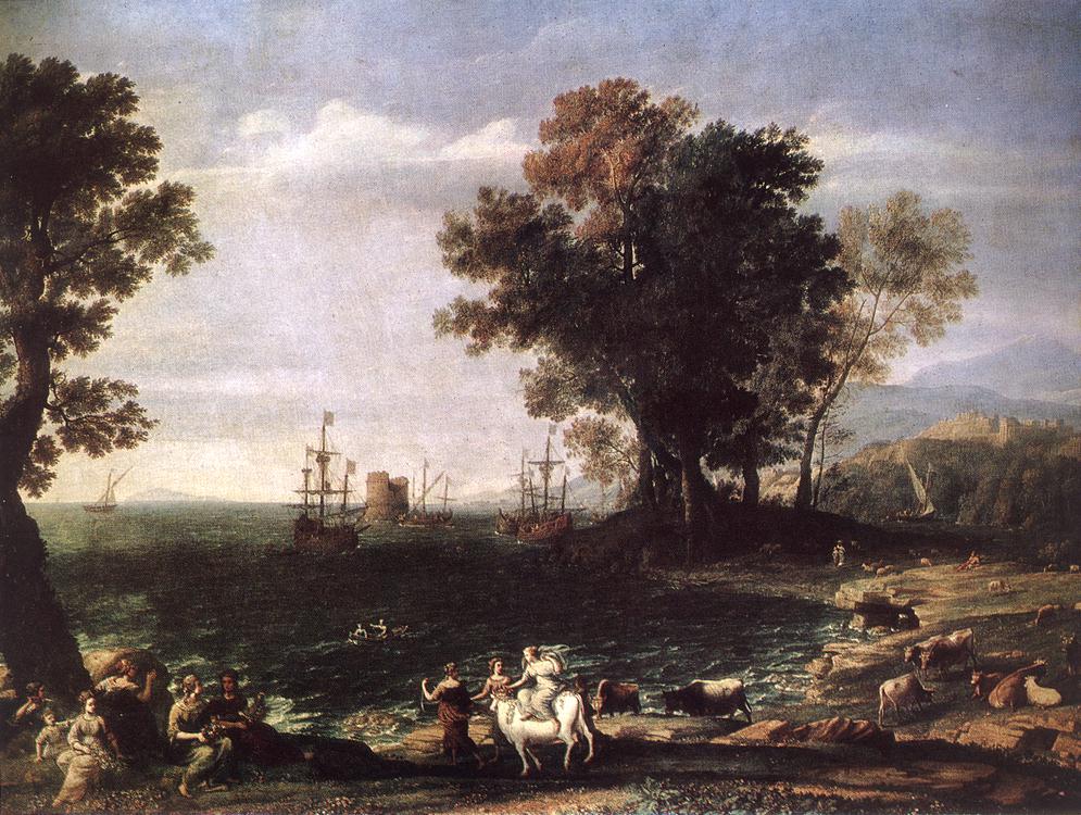 The Rape of Europa by CLAUDE LORRAIN