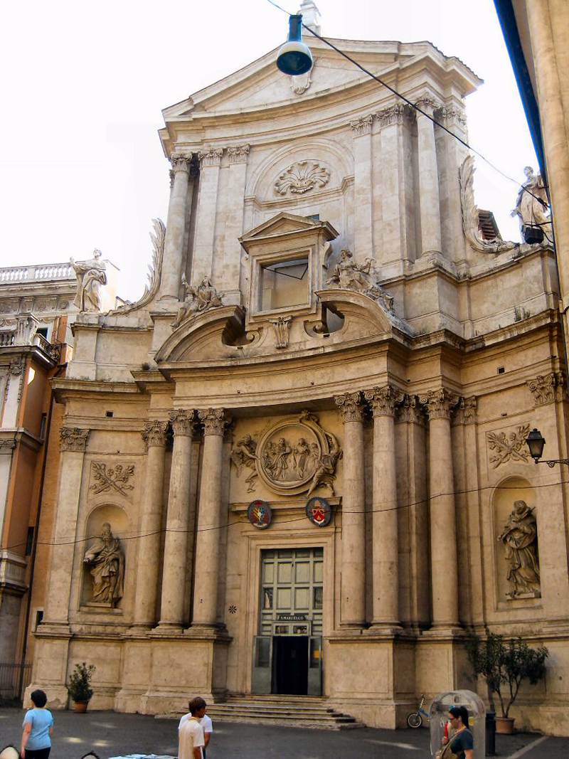 San Marcello al Corso: Façade by FONTANA, Carlo