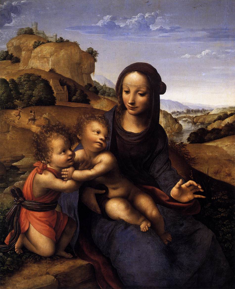 Madonna and Child with Infant St John by