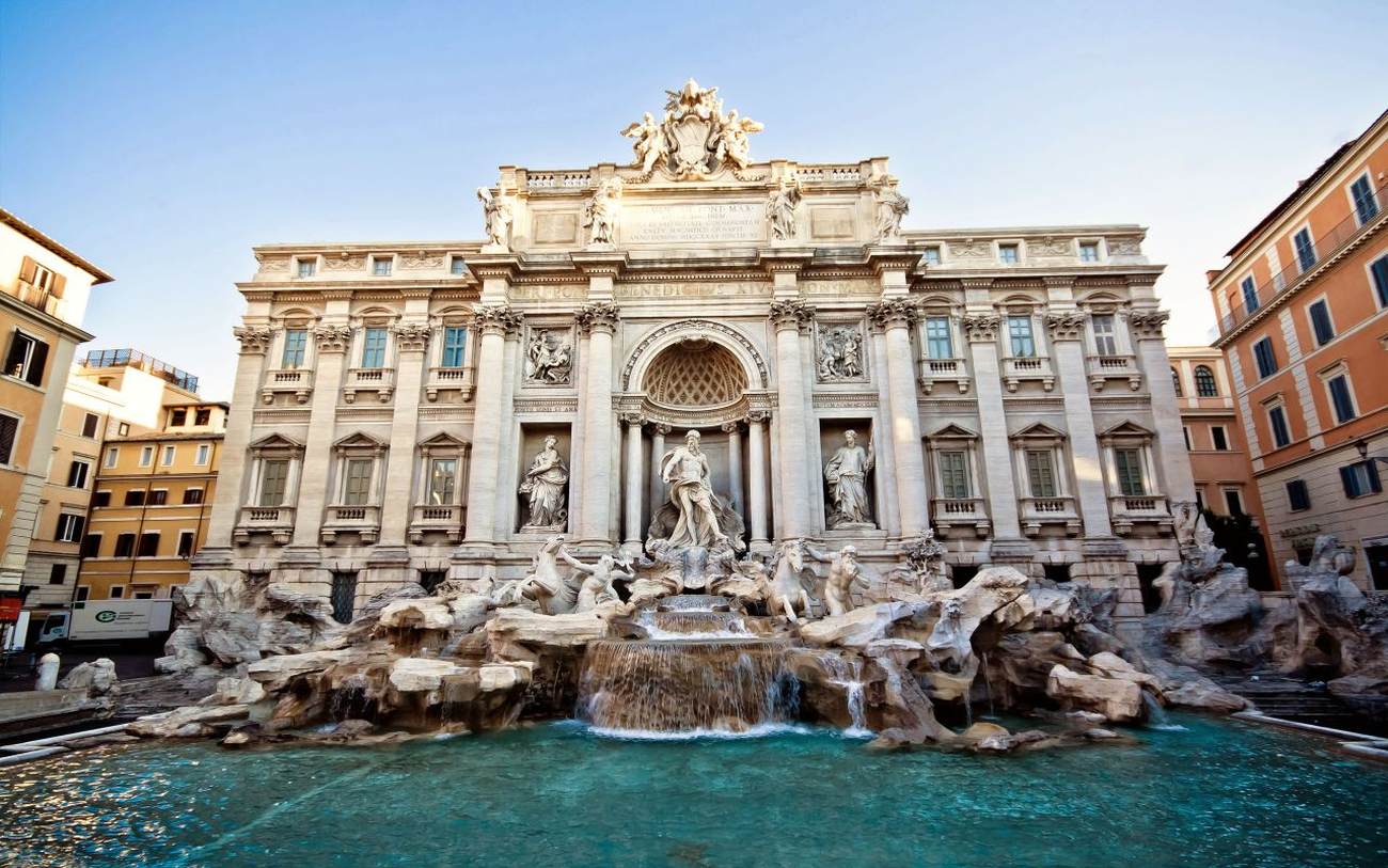 Fontana di Trevi by SALVI, Niccolò