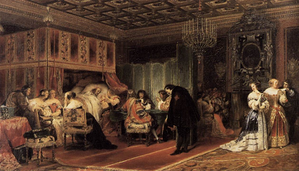 Cardinal Mazarin's Last Sickness by DELAROCHE, Paul