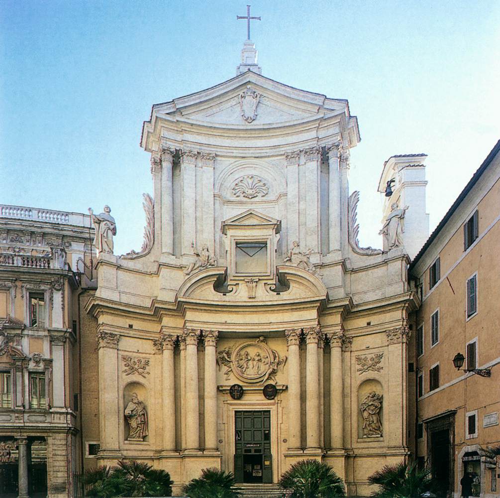 San Marcello al Corso: Façade by FONTANA, Carlo