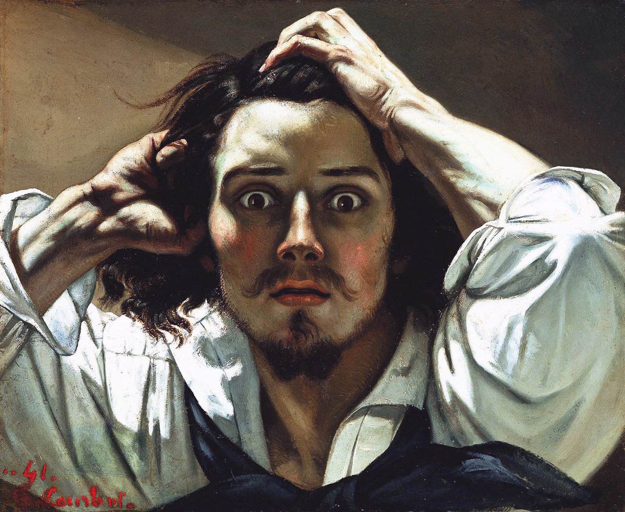 The Desperate Man by COURBET, Gustave