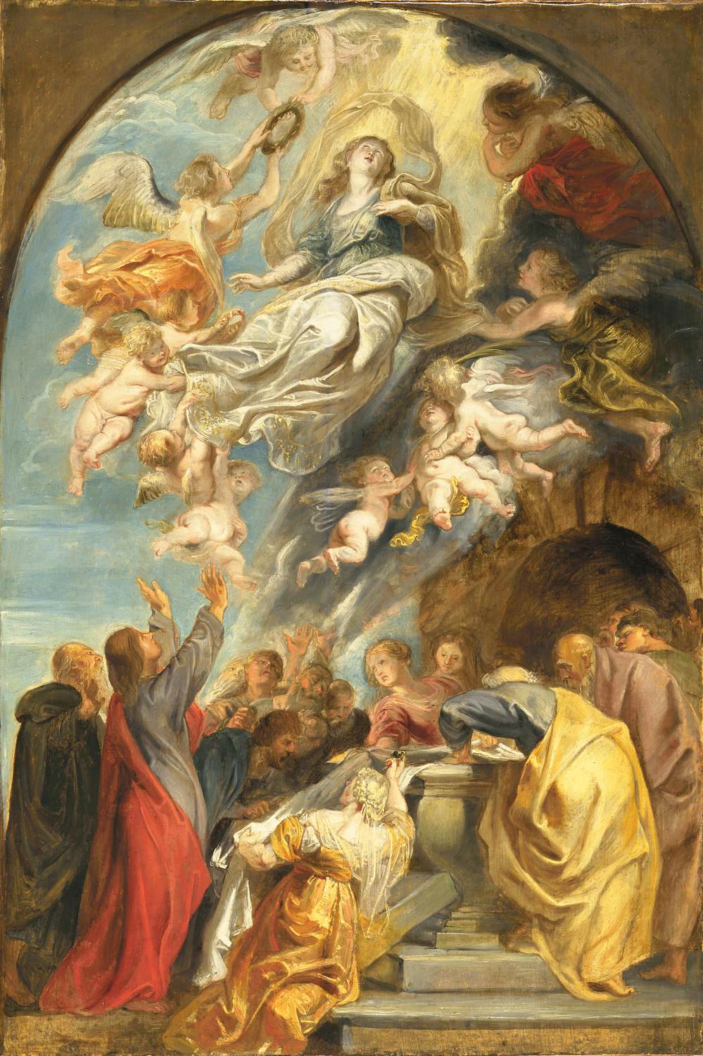 'Modello' for the Assumption of Mary by RUBENS, Peter Paul