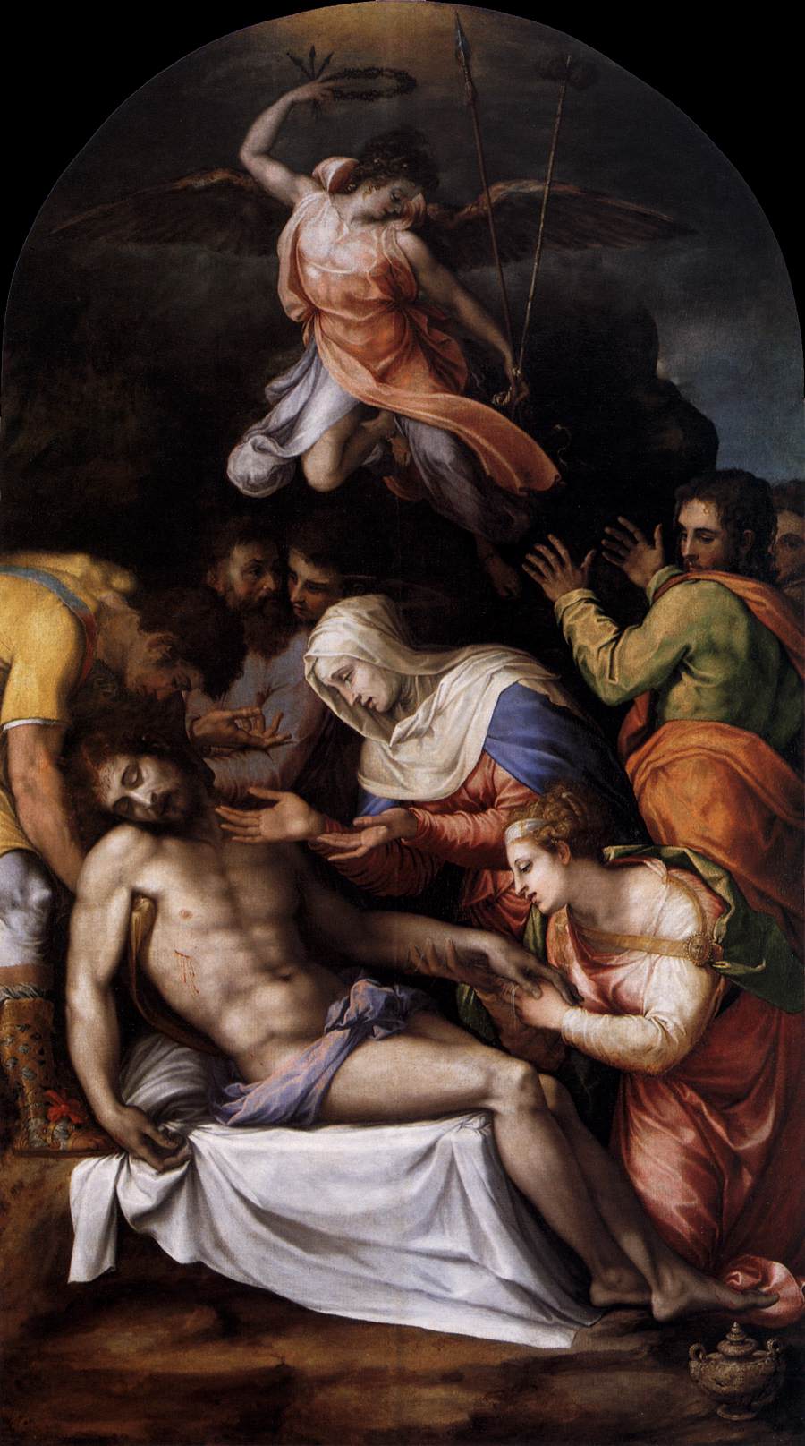 Lamentation by SALVIATI, Cecchino del