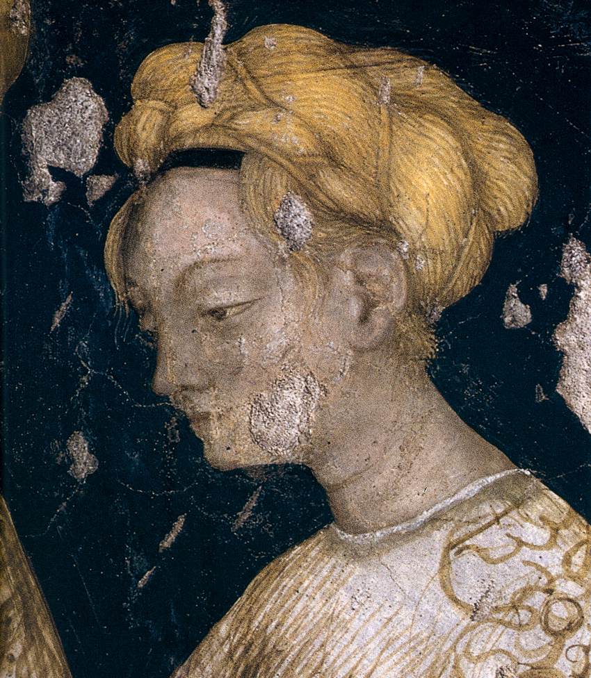 Tournament Scene (detail) by PISANELLO