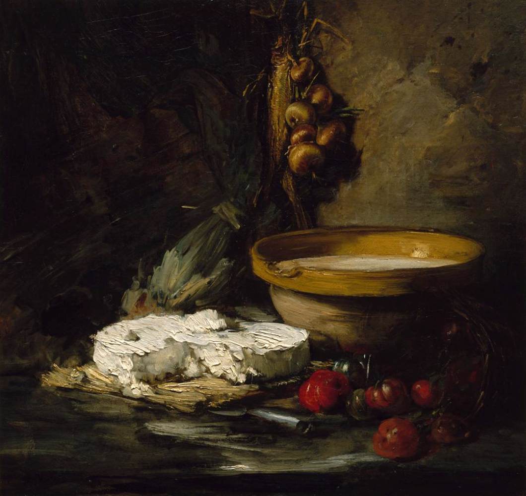 Still-Life with Cheese by VOLLON, Antoine