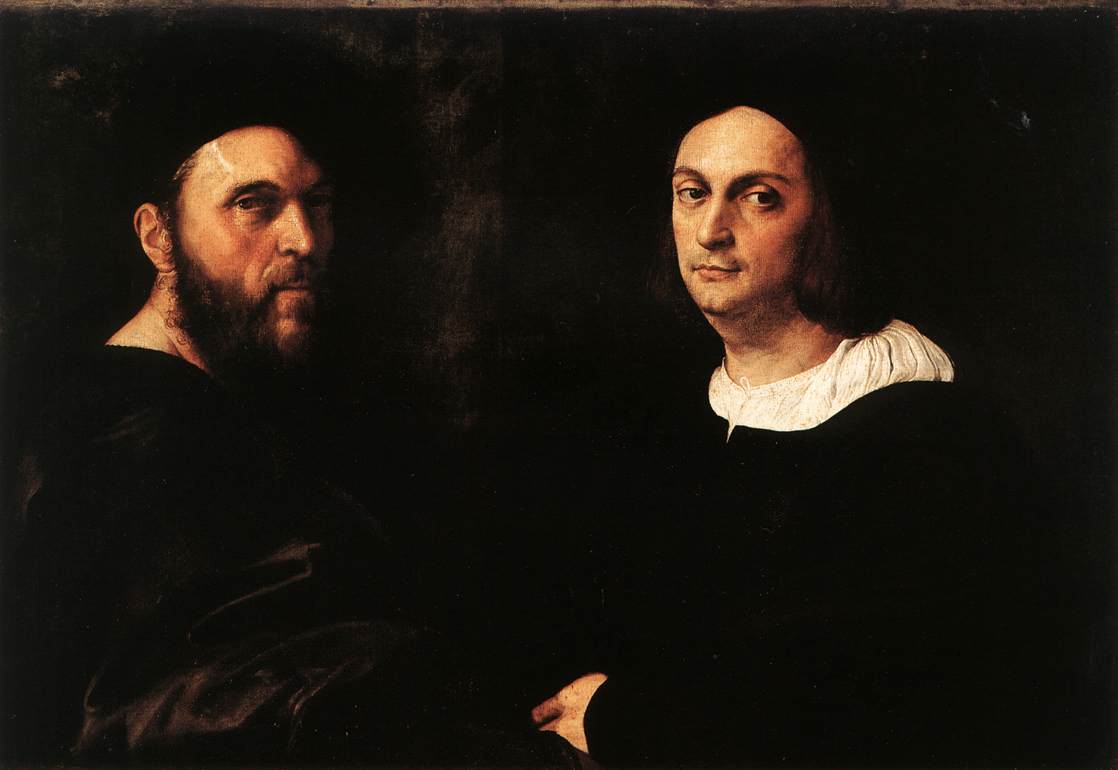 Double Portrait by RAFFAELLO Sanzio