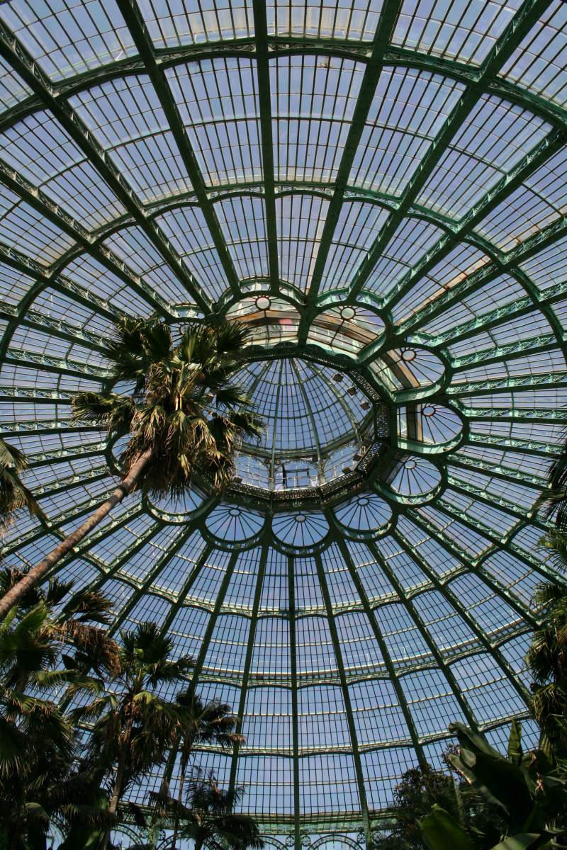 Royal Greenhouses: Winter Garden (internal view) by BALAT, Alphonse