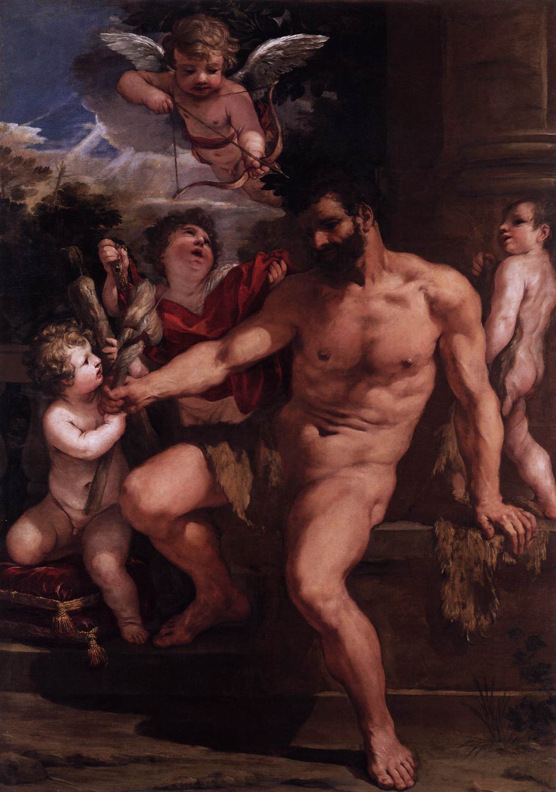 The Punishment of Hercules by CORTONA, Pietro da