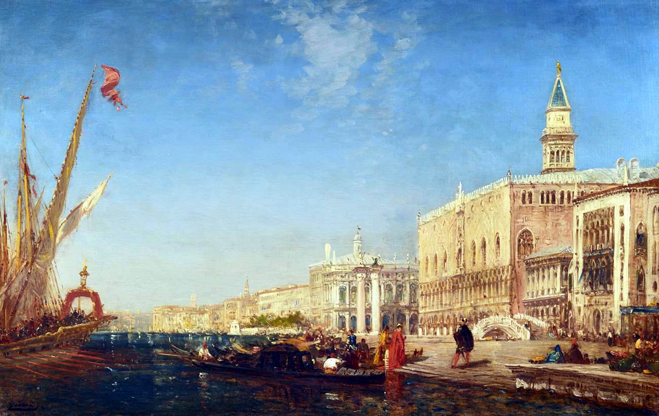 Riva degli Schiavone, Venice by ZIEM, Félix