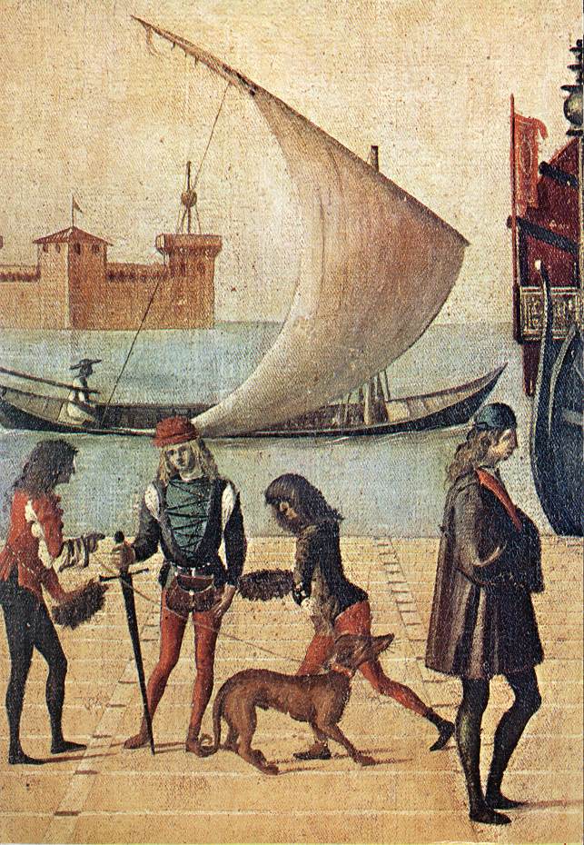 Arrival of the English Ambassadors (detail) by CARPACCIO, Vittore