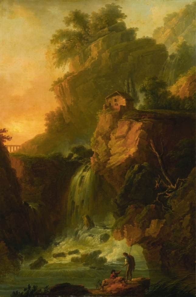 View of the Large Cascade by CHÂTELET, Claude-Louis