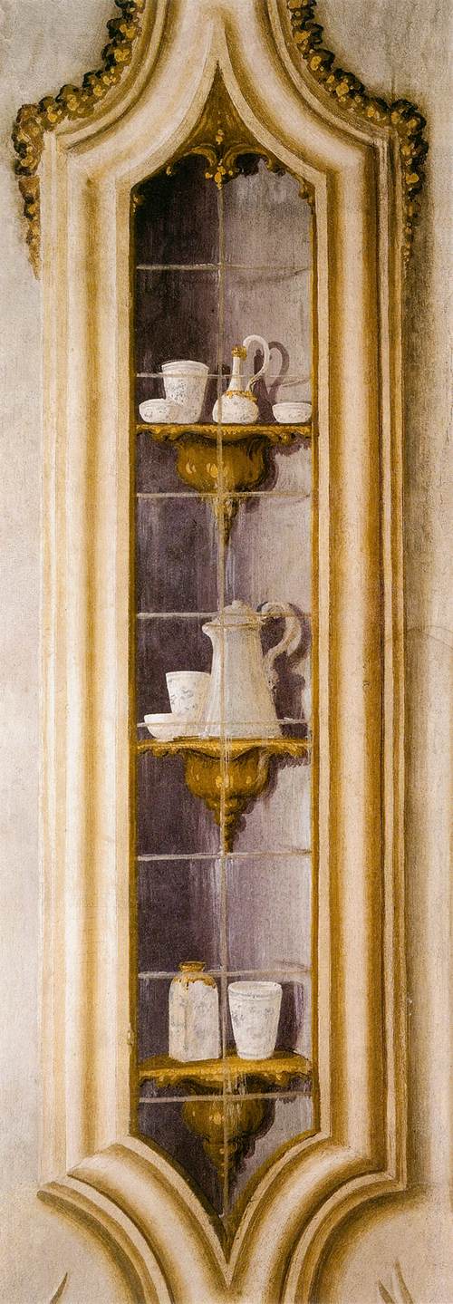 Trompe l'oeil vitrine by PELLEGRINI, Giovanni Antonio