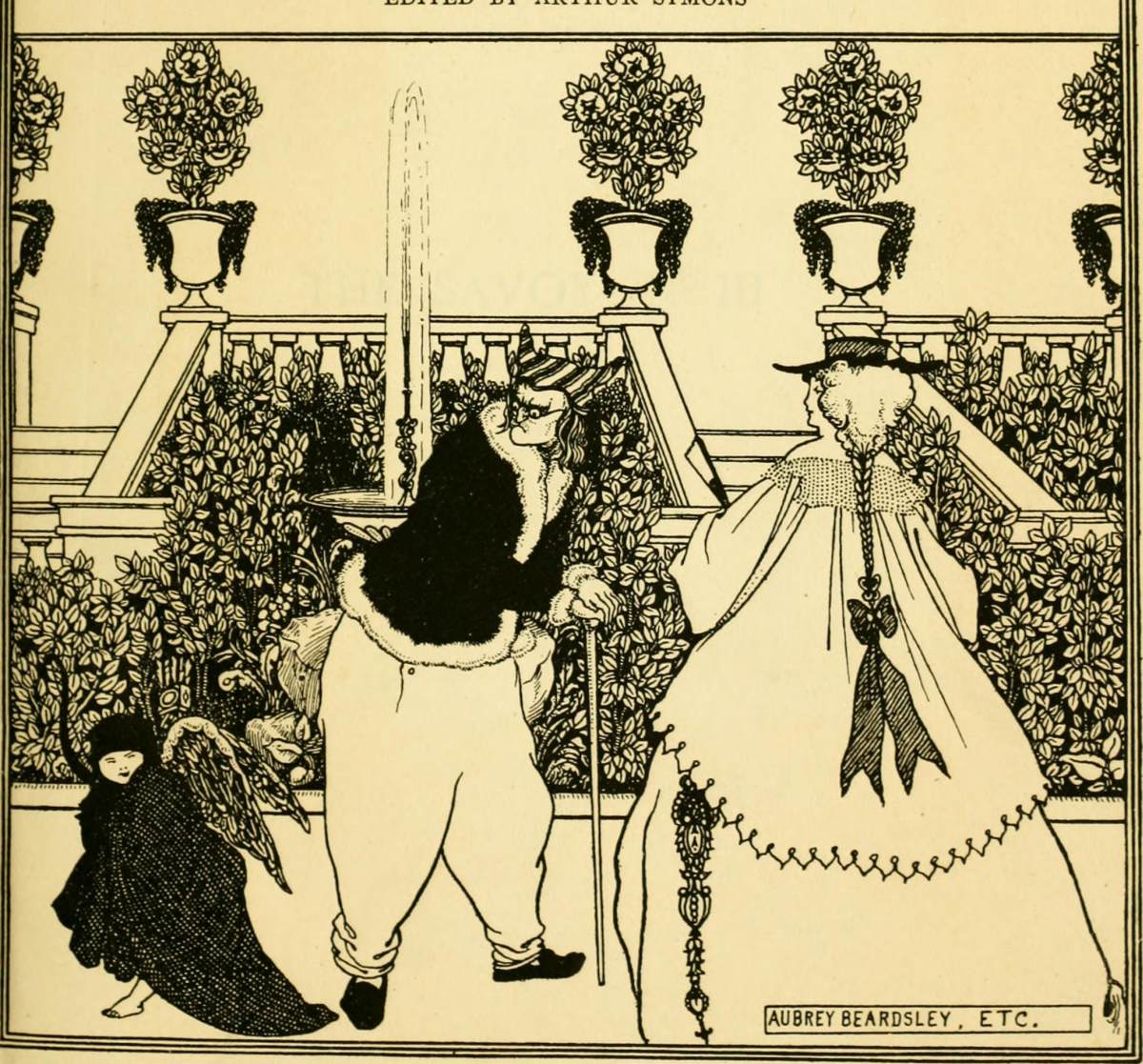 Cover of the magazine The Savoy by BEARDSLEY, Aubrey Vincent