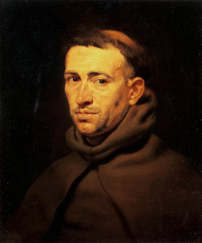 Head of a Franciscan Friar by RUBENS, Peter Paul