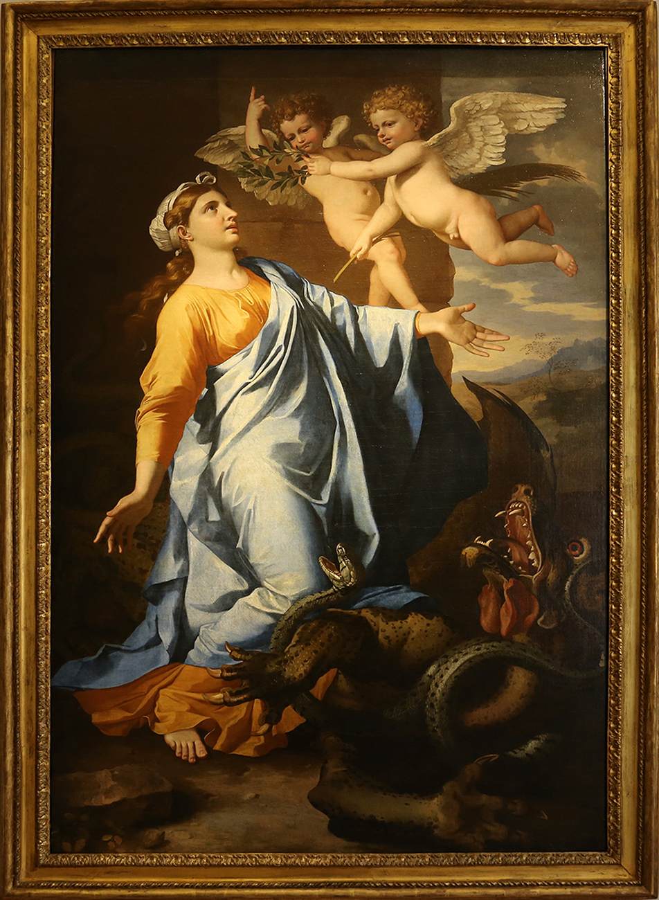 St Margaret by POUSSIN, Nicolas