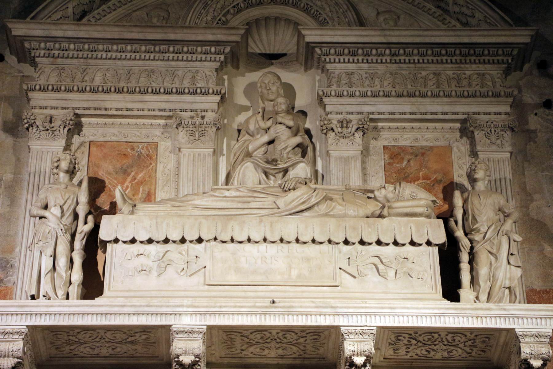 Altar tomb of St Regulus (detail) by