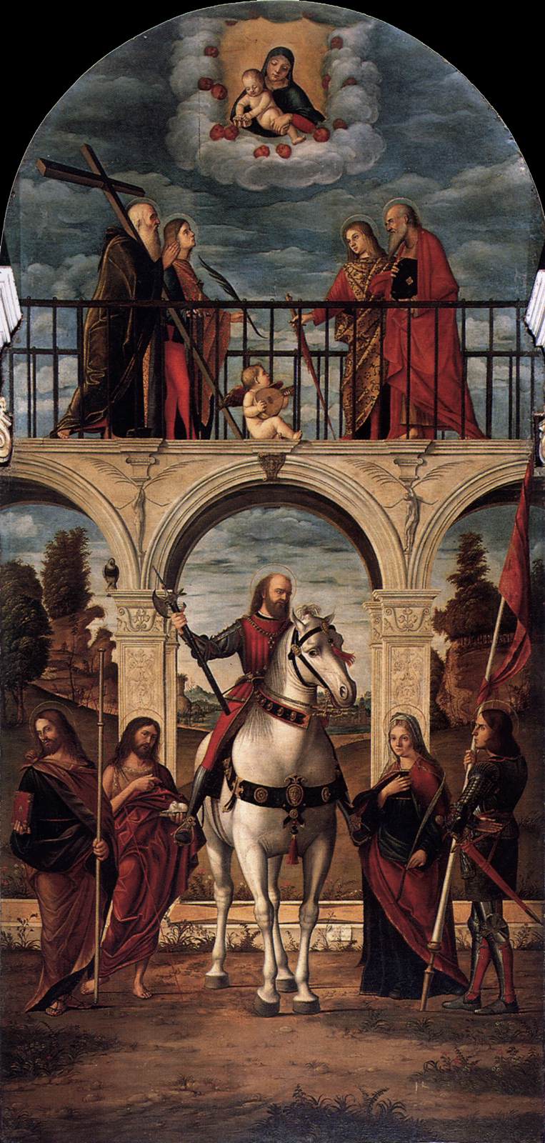 Glory of St Vitalis by CARPACCIO, Vittore