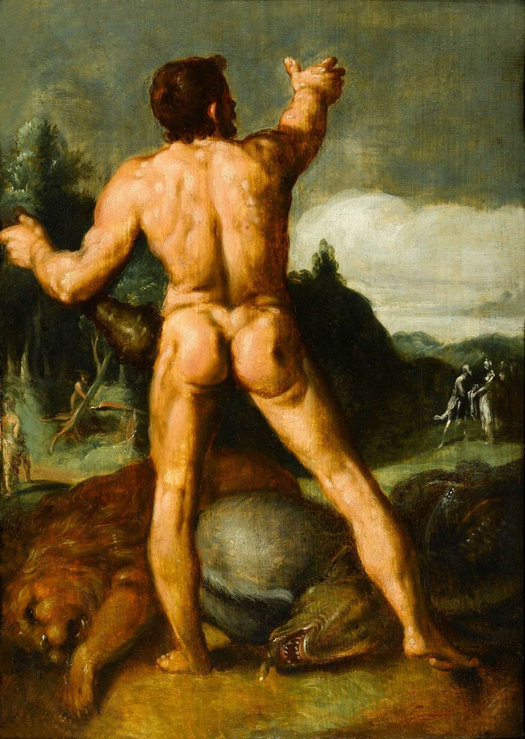 The Labours of Hercules by CORNELIS VAN HAARLEM