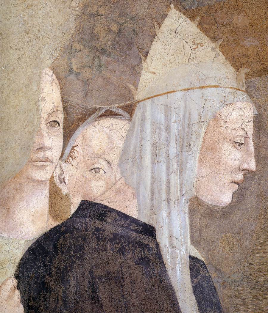 7a. Finding of the True Cross (detail) by PIERO DELLA FRANCESCA