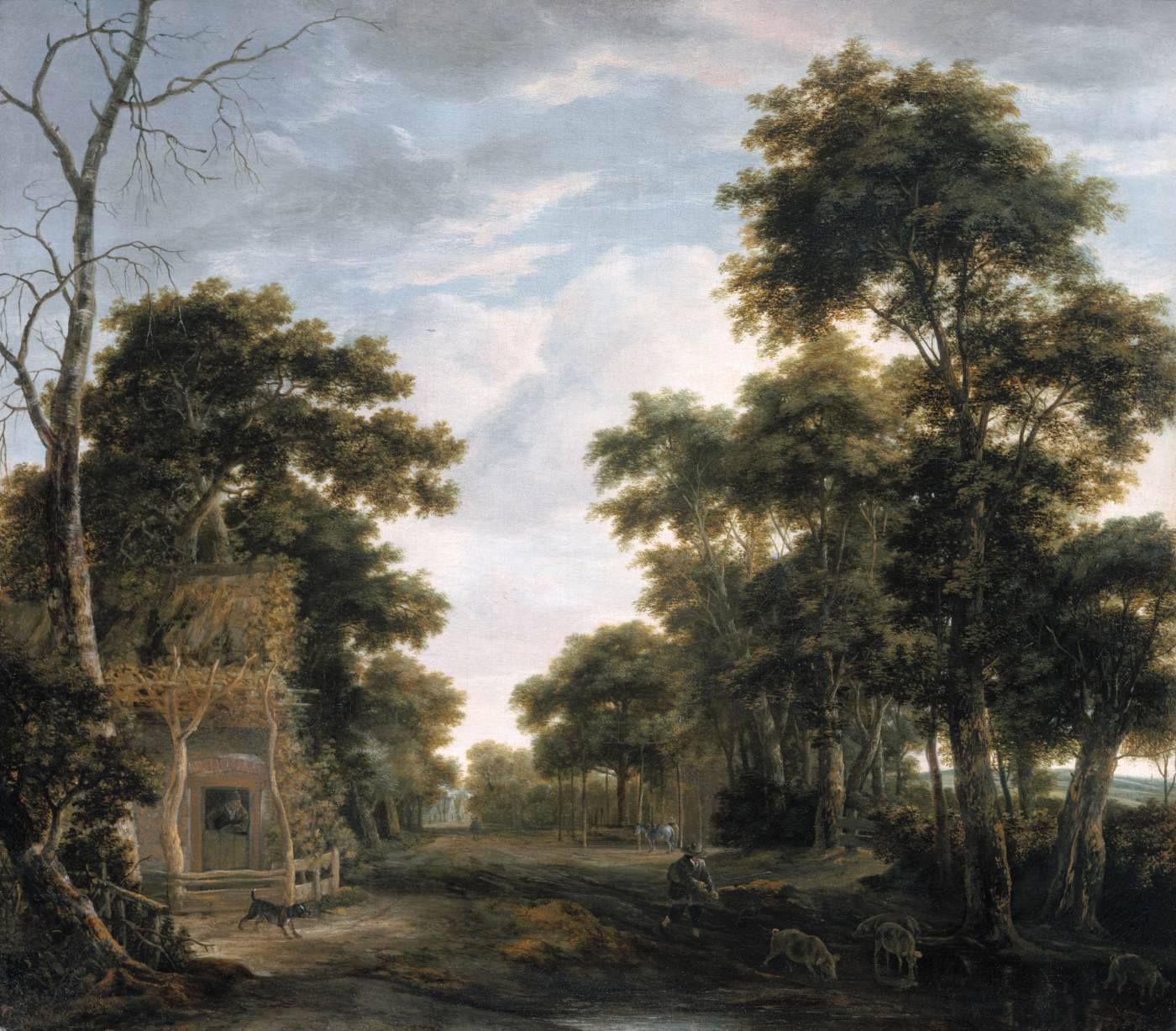 Farmstead on a Woodland Path by WATERLOO, Anthonie