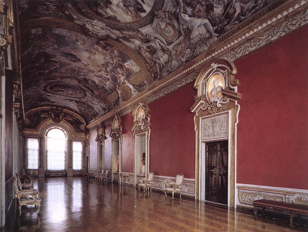 View of the Galleria Pamphilj by CORTONA, Pietro da