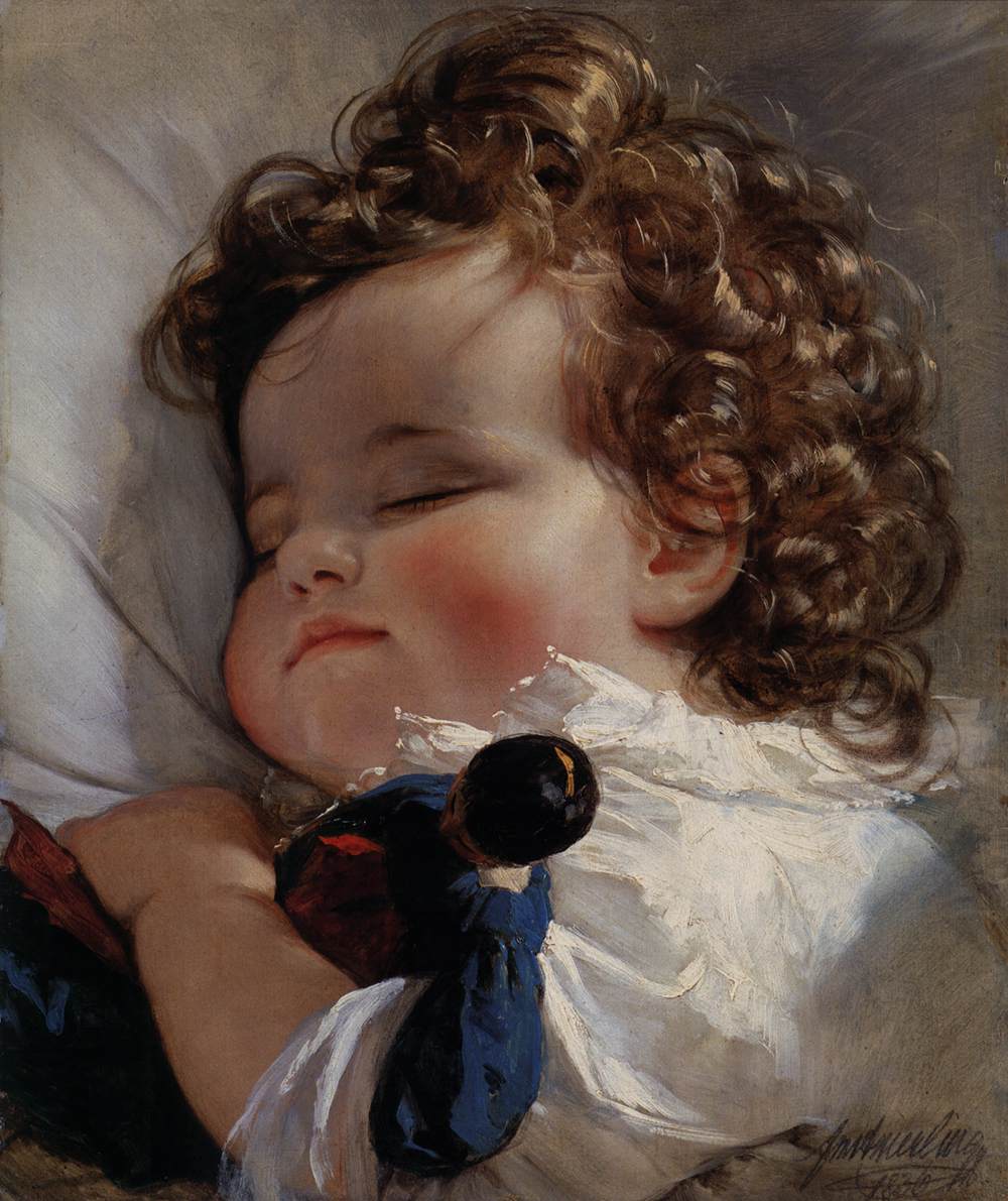 Portrait of Princess Marie Franziska von Liechtenstein Aged Two by