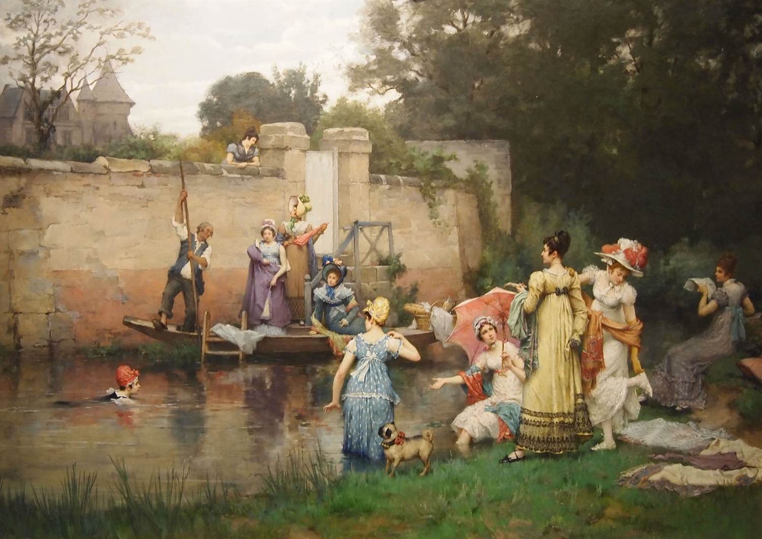 Bathing Ladies (Le Bain des Dames) by OUTIN, Pierre