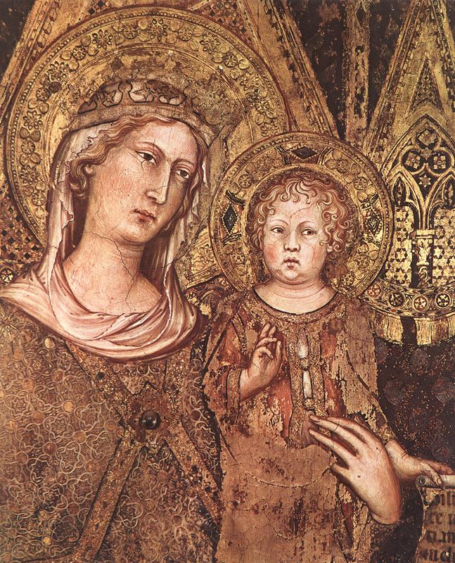 Maestà (detail) by SIMONE MARTINI