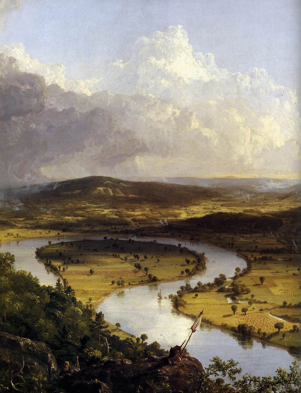 View from Mount Holyoke, Northamptom, Massachusetts, after a Thunderstorm (detail) by COLE, Thomas