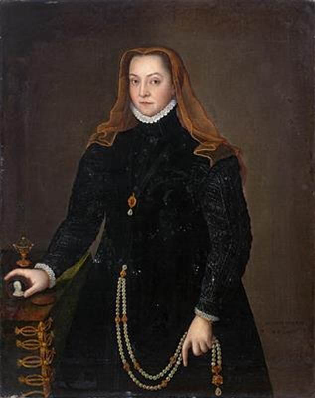 Portrait of Vittoria Farnese by VIGHI, Giacomo