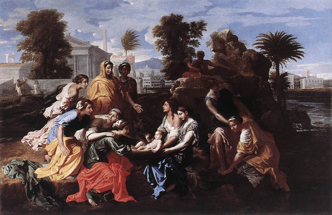 The Finding of Moses by POUSSIN, Nicolas