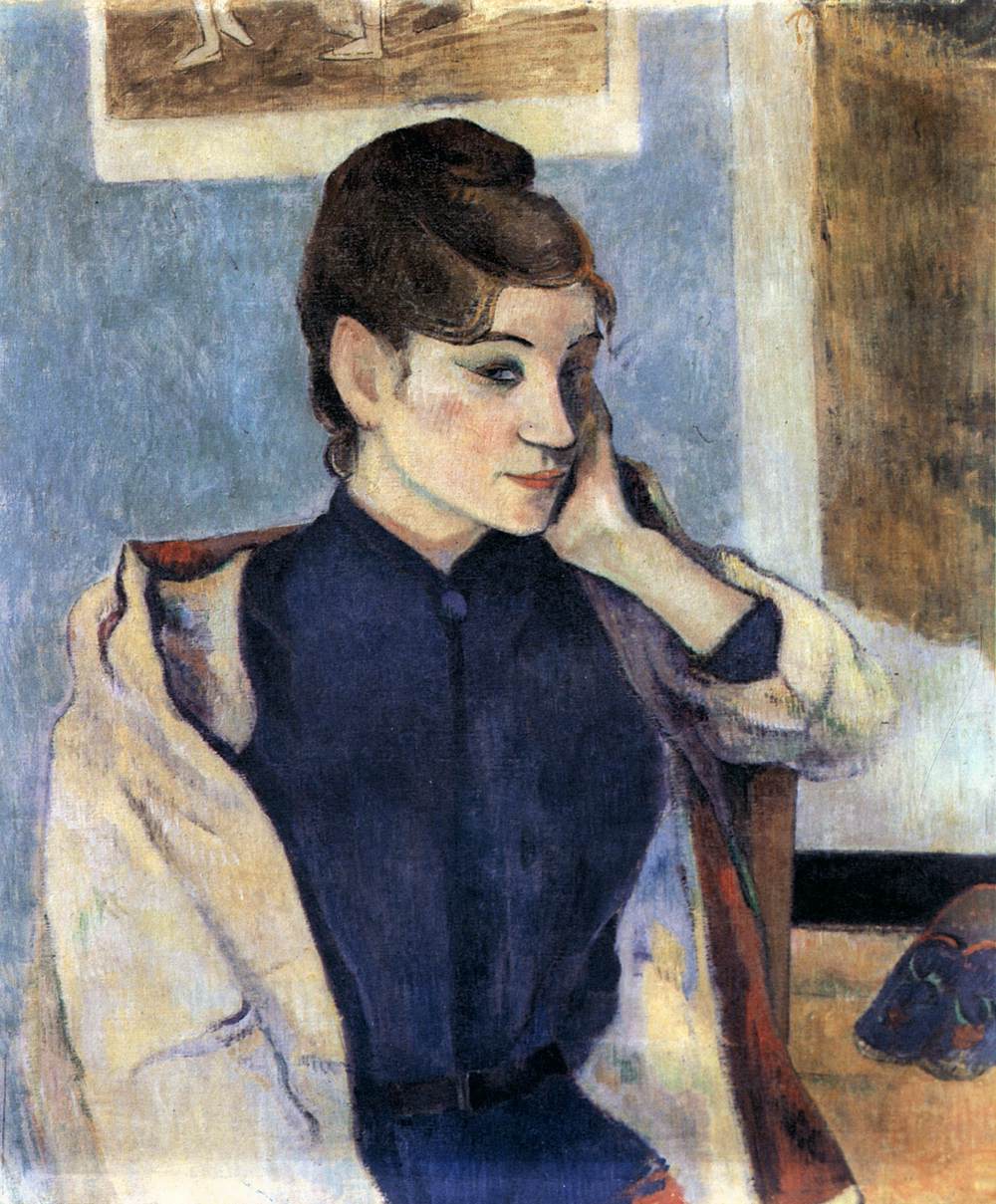 Portrait of Madeleine Bernard by GAUGUIN, Paul