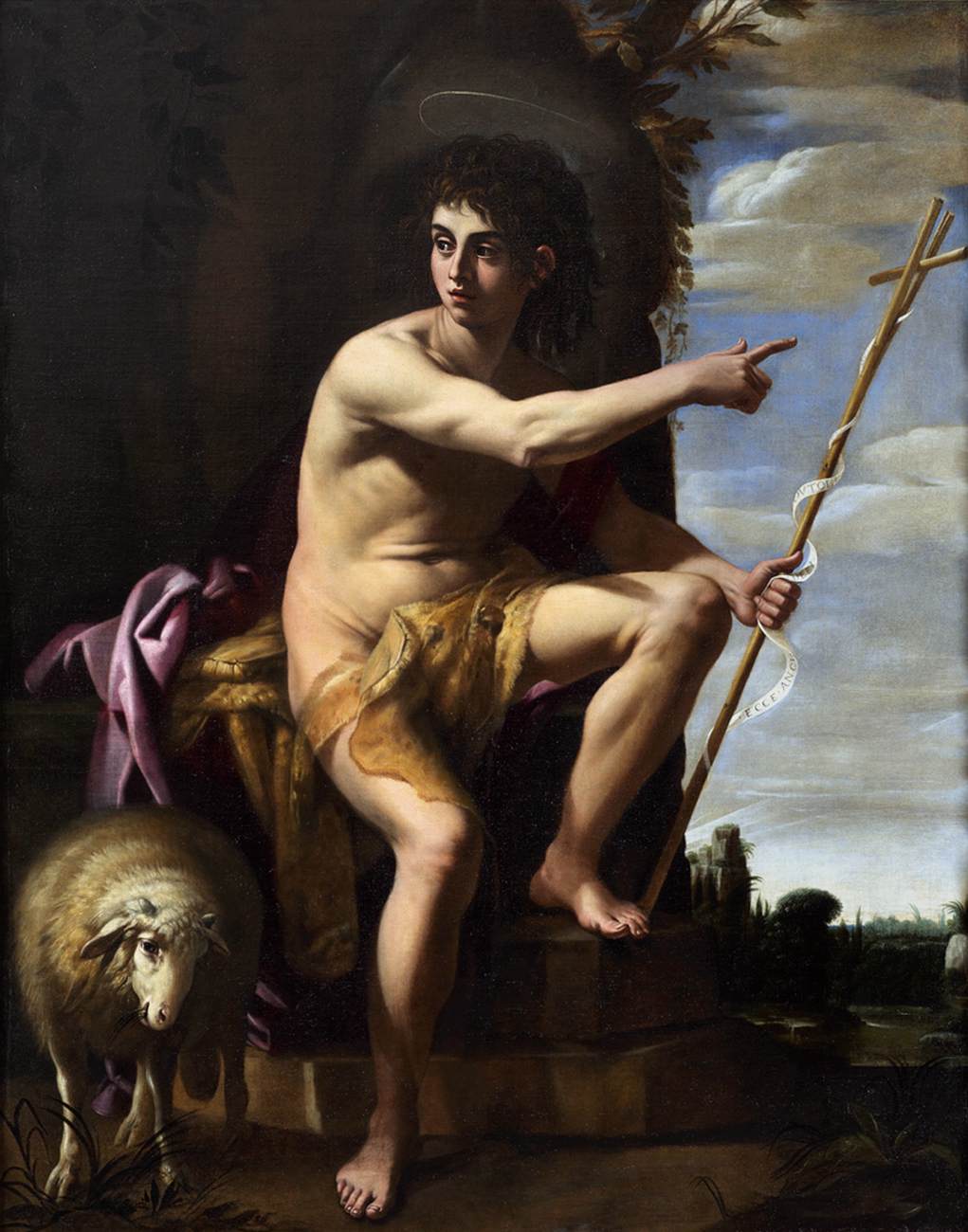 St John the Baptist in the Wilderness by BAGLIONE, Giovanni