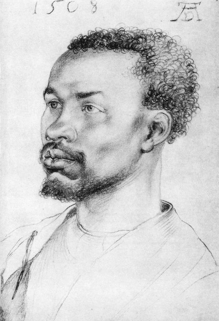 Head of a Negro by DÜRER, Albrecht