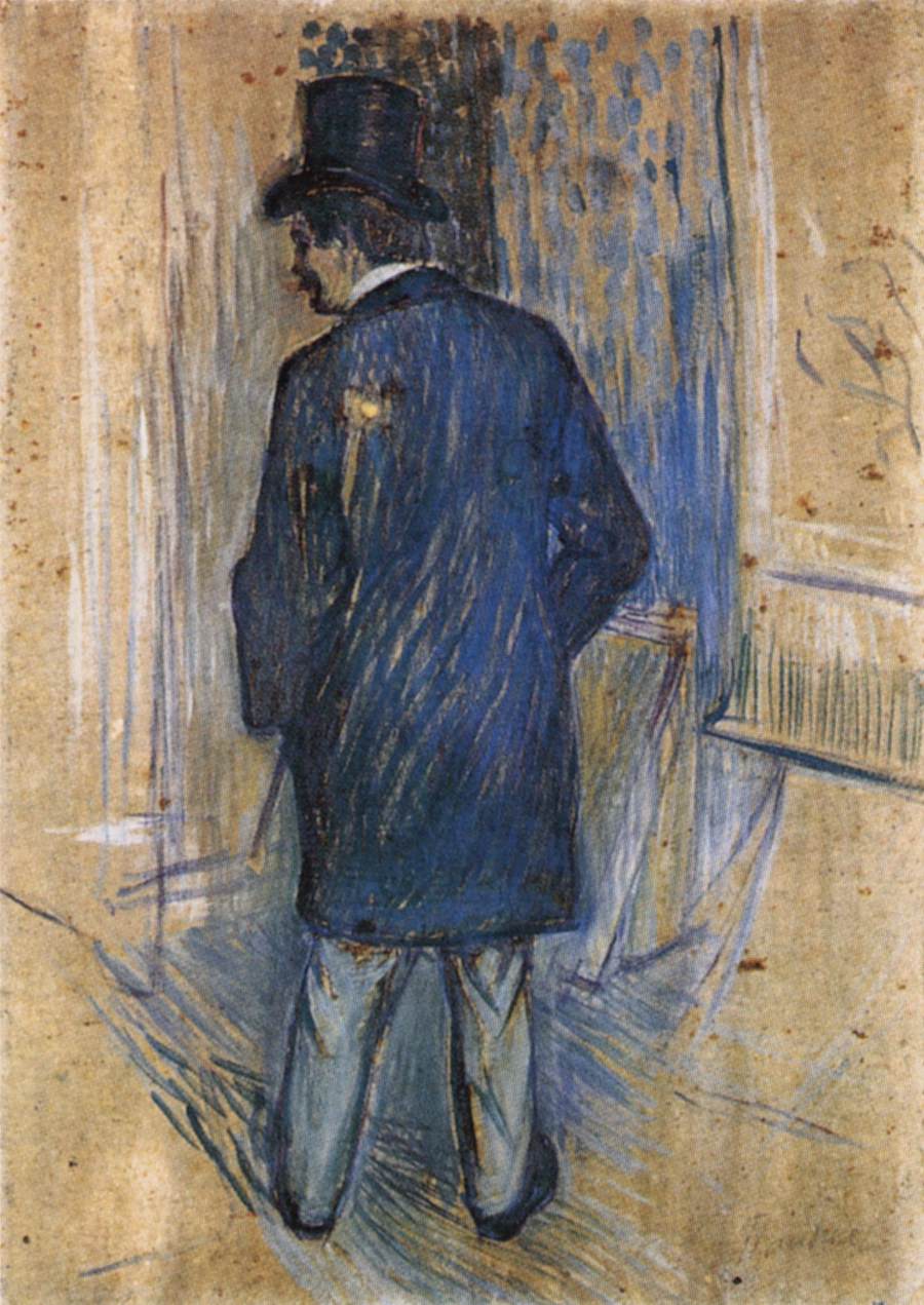 Monsieur Louis Pascal, Seen from the Back by TOULOUSE-LAUTREC, Henri de