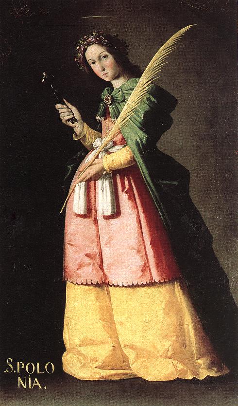 St. Apolonia by ZURBARÁN, Francisco de