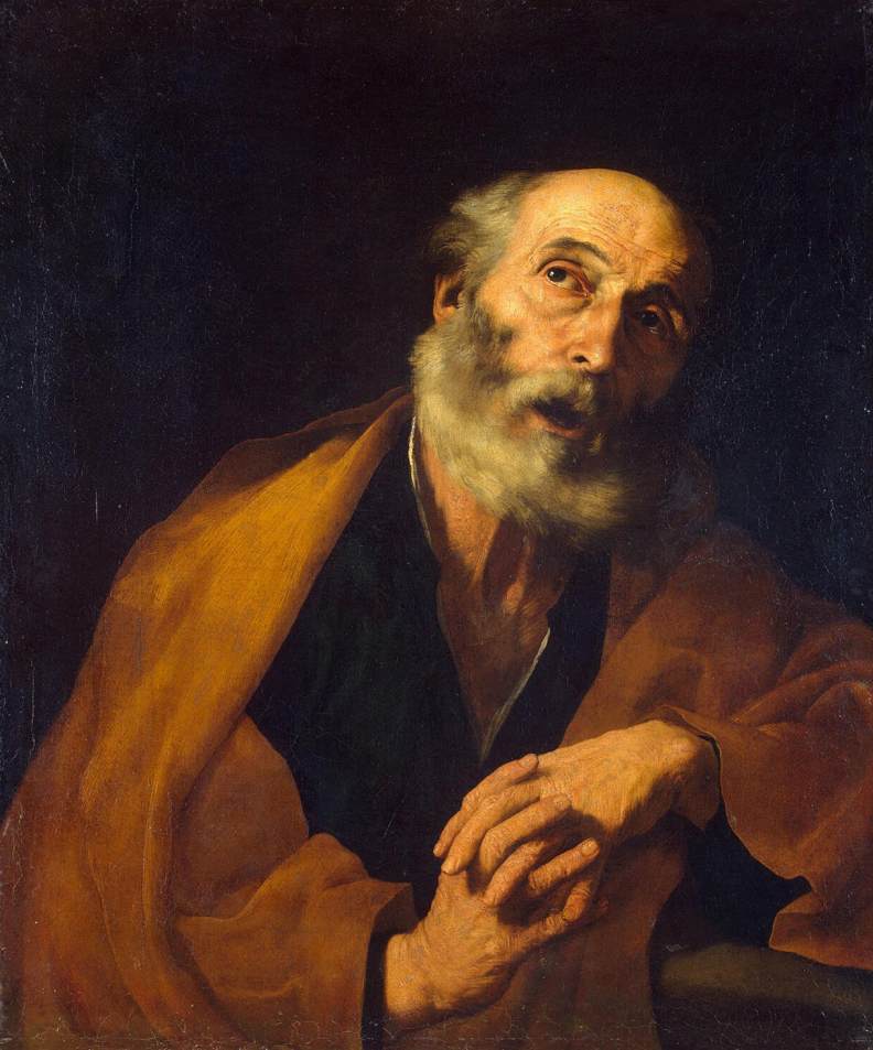 St Peter by RIBERA, Jusepe de