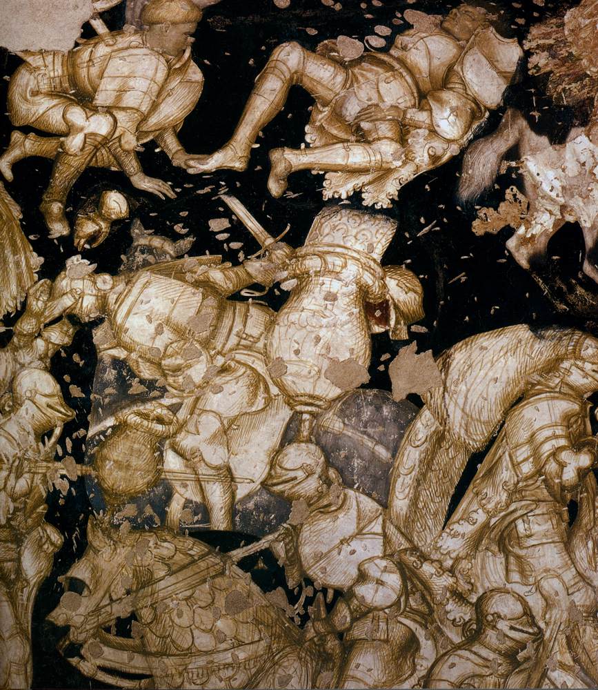 Tournament Scene (detail) by PISANELLO