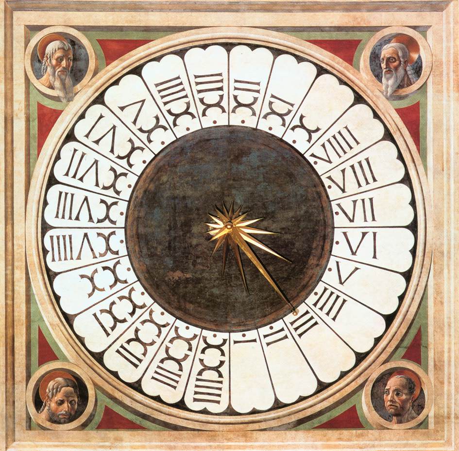 Clock with Heads of Prophets by