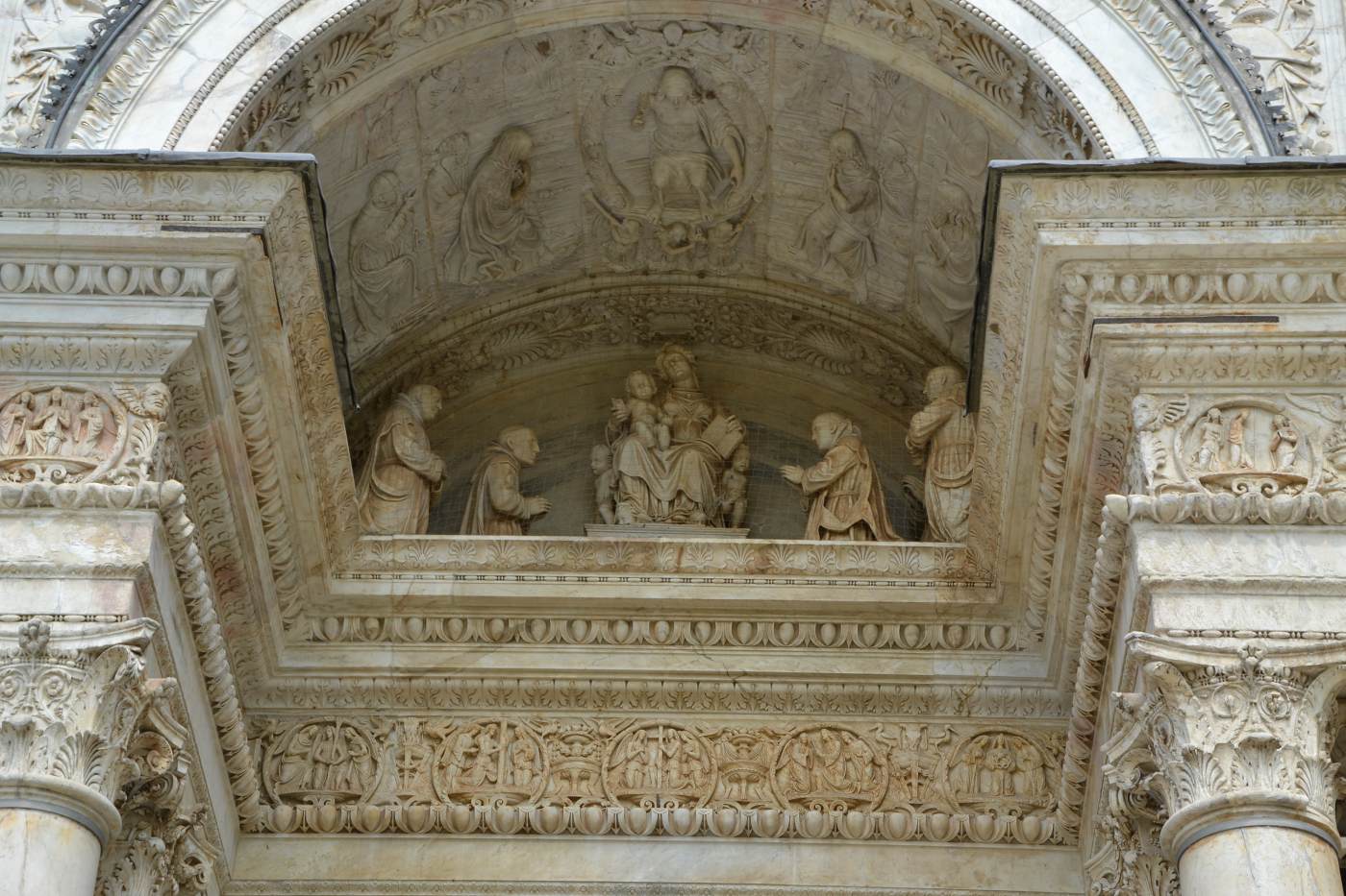 Main portal (detail) by BRIOSCO, Benedetto