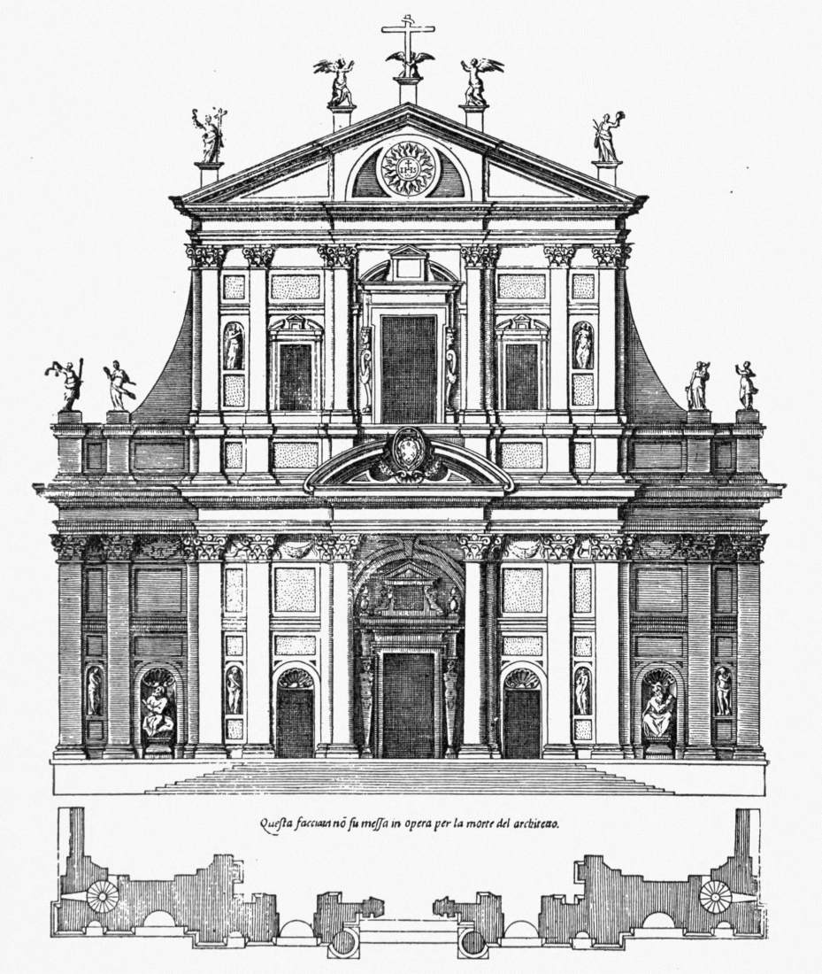 Plan for the façade by