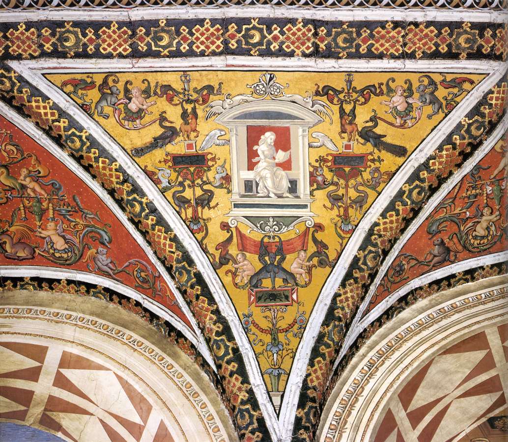 Ceiling decoration (detail) by PINTURICCHIO