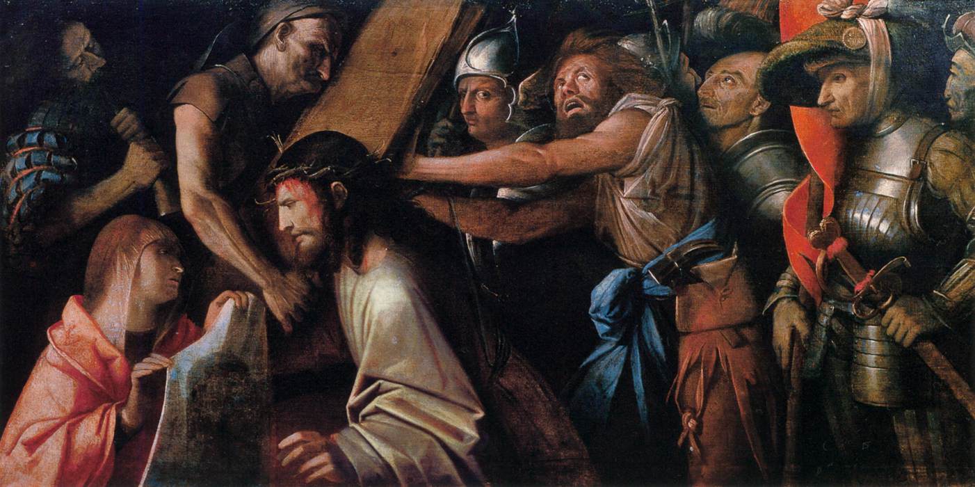 Road to Calvary with Veronica's Veil by CARIANI, Giovanni