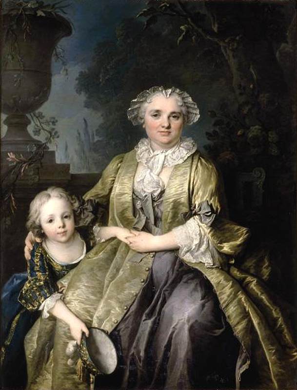 Portrait of a Lady and Her Daughter by