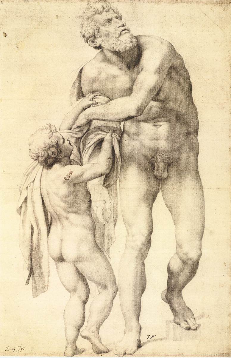 Aeneas with a Boy by DANIELE da Volterra