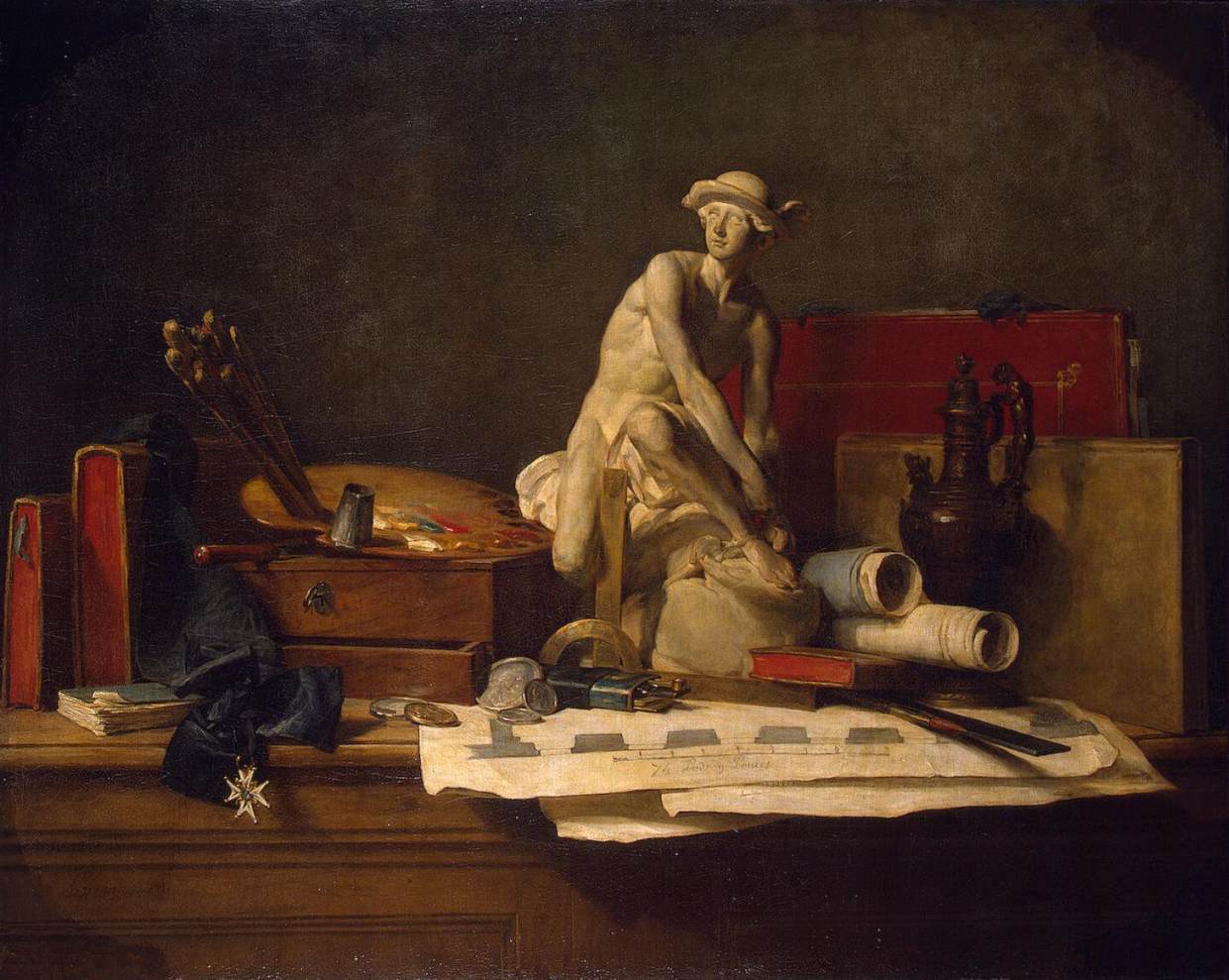 Still-Life with Attributes of the Arts by