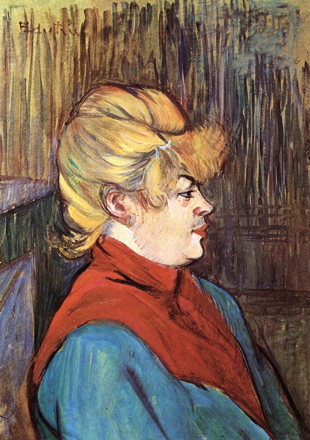 Brothel Woman by TOULOUSE-LAUTREC, Henri de