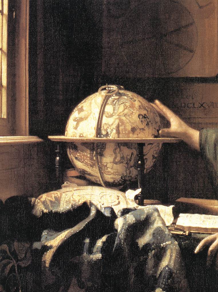 The Astronomer (detail) by VERMEER, Johannes